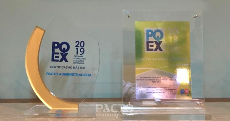 Leia mais sobre o artigo PACTO Administradora recebe Certificação Master no PQEX 2019